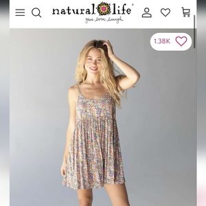 Nwot Natural Life Dress